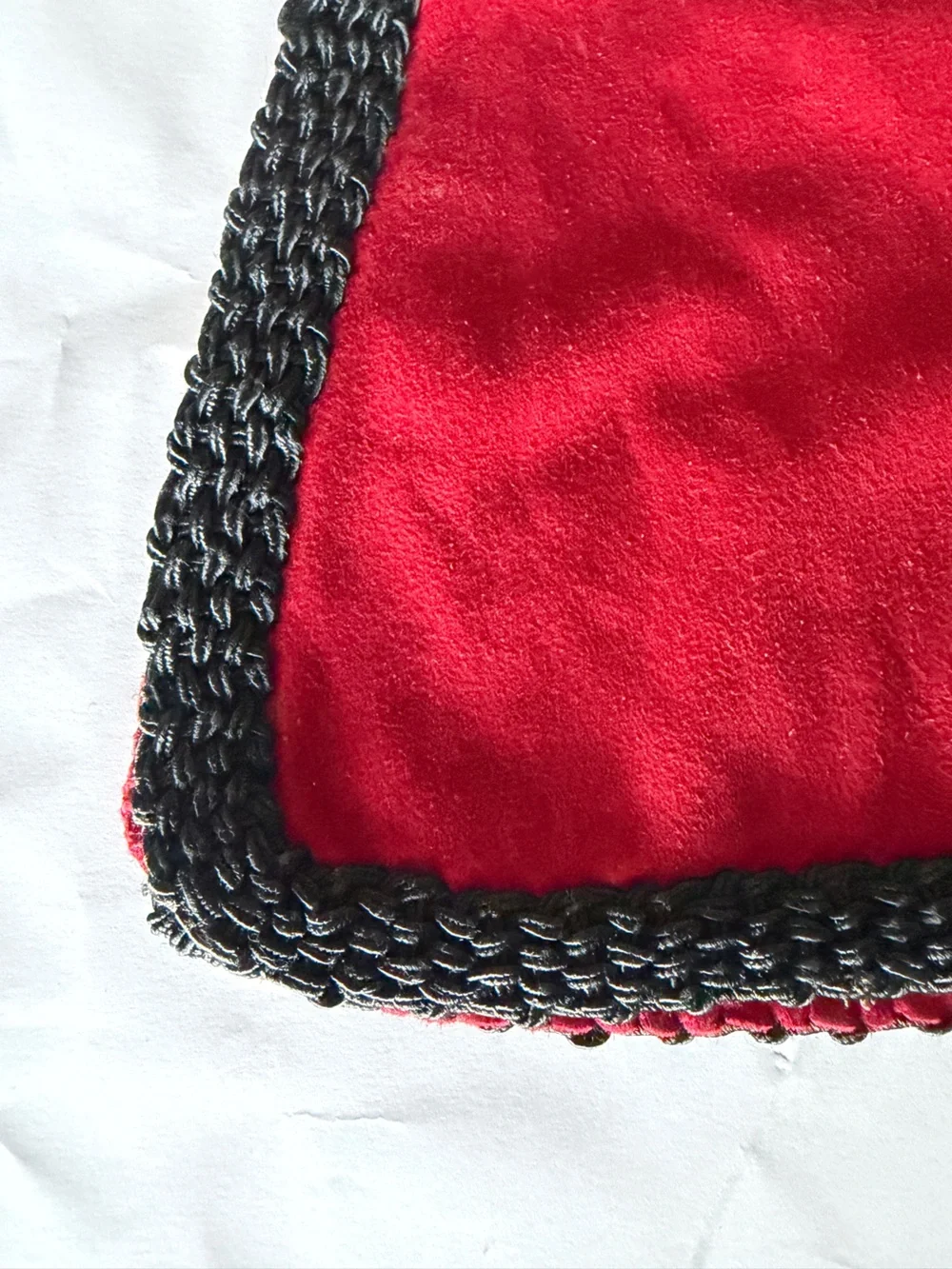 **VINTAGE** Women’s Red Suede Elbow Length Gloves